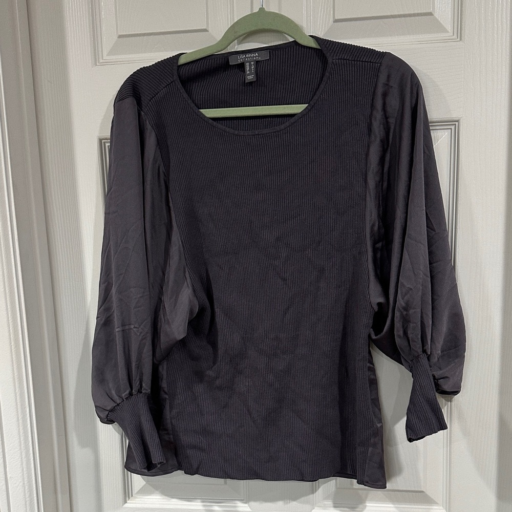 5 for $40. Bundle & Save! Lisa Rinna Collection Black Blouse